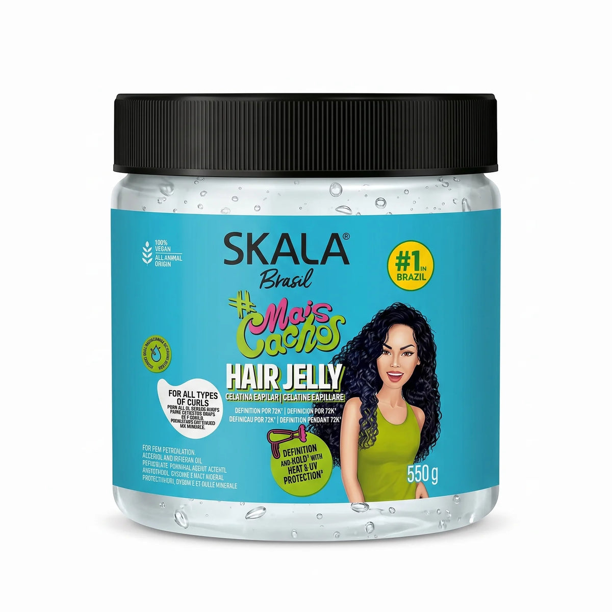 SKALA - Gelatina Capilar #MAIS CACHOS - 550g