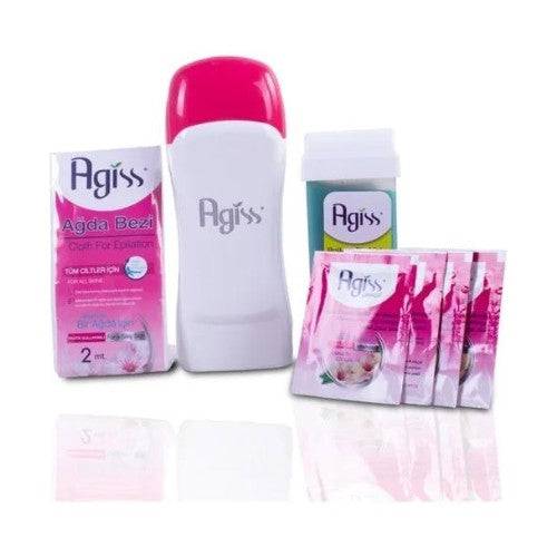 AGISS - Kit Rosa Aquecedor (Aquecedor+2 Roll On+2mt Bandas+3 Toalhitas)