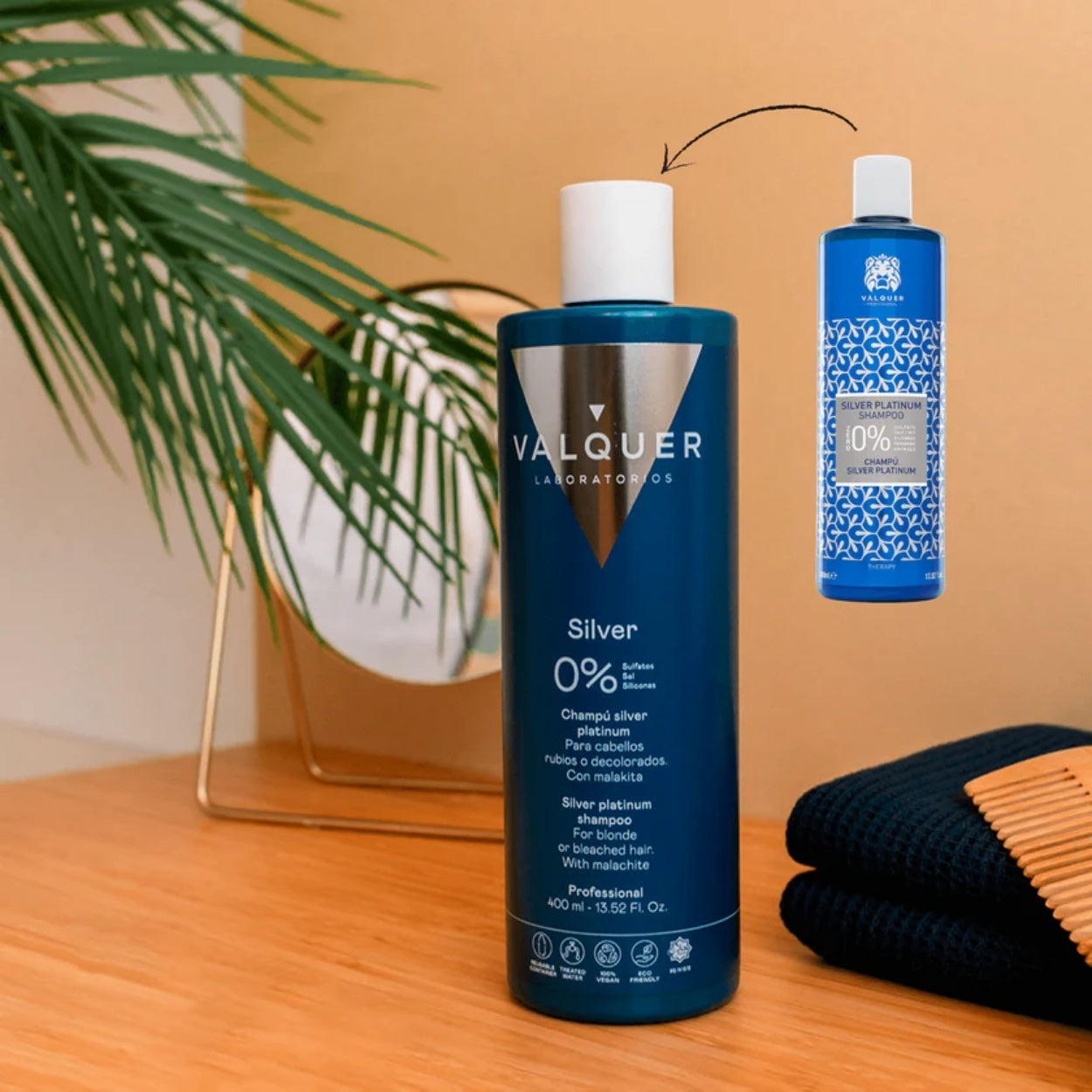 VALQUER - Shampoo 0% Silver Platinum 400ml