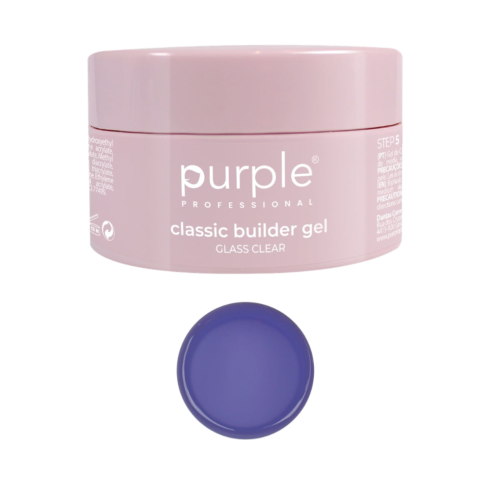 PURPLE - Gel de Construção Classic 100gr Glass Clear - P2717