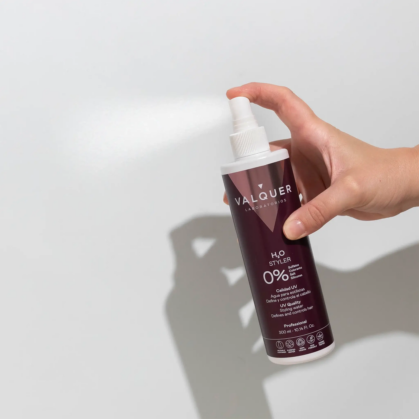 VALQUER - H2O Styler c/UV (Laca Sem Gás) 300ml