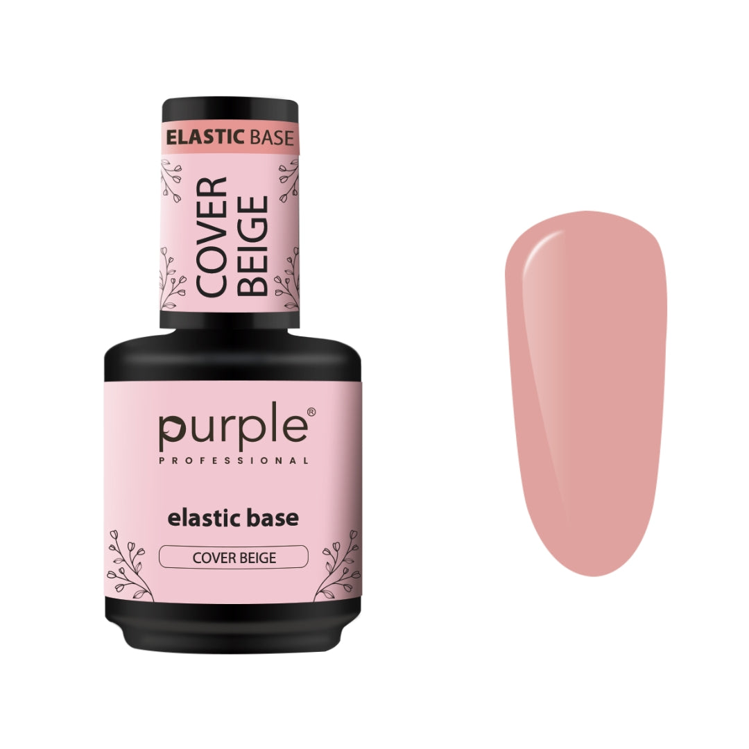 PURPLE - Elastic Base 15ml Cover Beige - P1448