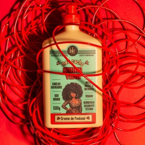 LOLA - KIT Meu Cacho Minha Vida - Shampoo 500ml + Creme de Pentear 500ml