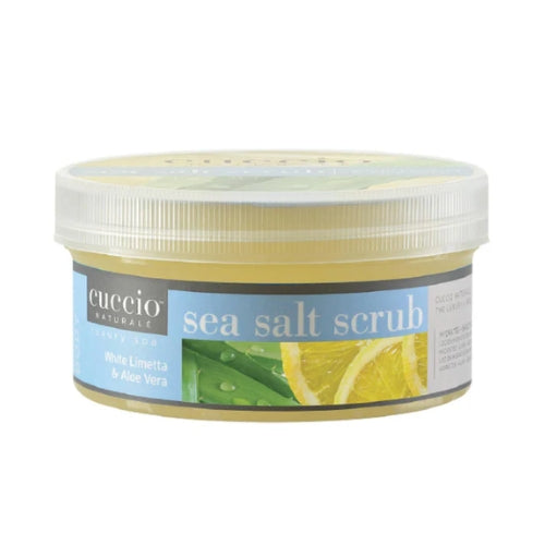 CUCCIO - Esfoliante Sea Salt Pés Mãos e Corpo White Limetta & Aloe Vera 553g (3340)
