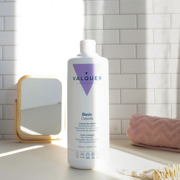 VALQUER - Shampoo Cebola, Anti-Oxidante, Estimulante Capilar, Oleo Macadamia 1000 ml