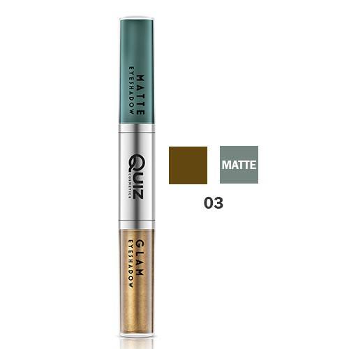 QUIZ – Sombra de Olhos Líquida Duo Glam & Mate 9g 03