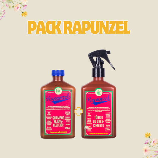 LOLA - Rapunzel Kit - Shampoo 250ml + Growth Tonic 250ml + FREE Milk Spray 250ml