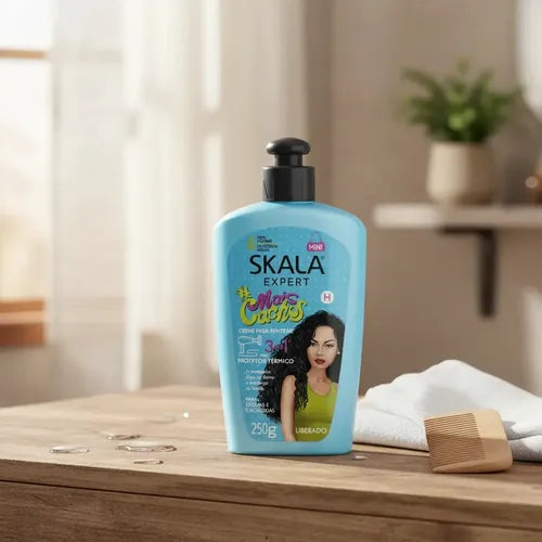 SKALA - Creme de Pentear 3 em 1 #MAIS CACHOS - 250g