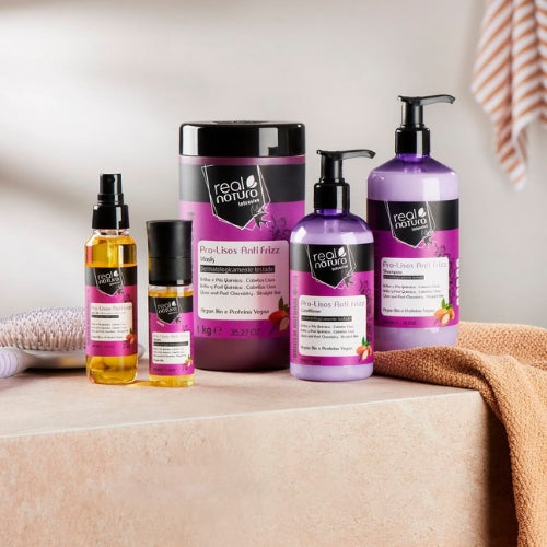 REAL NATURA - Kit Pro-Lisos Shampoo 500ml + Máscara 1000ml