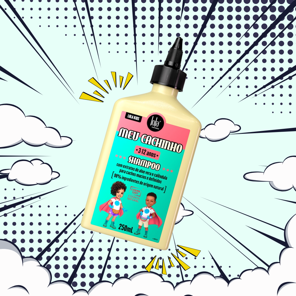 LOLA - Kit Cachinho - Shampoo Meu Cachinho 250ml + Cachinho Feliz Sorbet de Chocolate 450gr