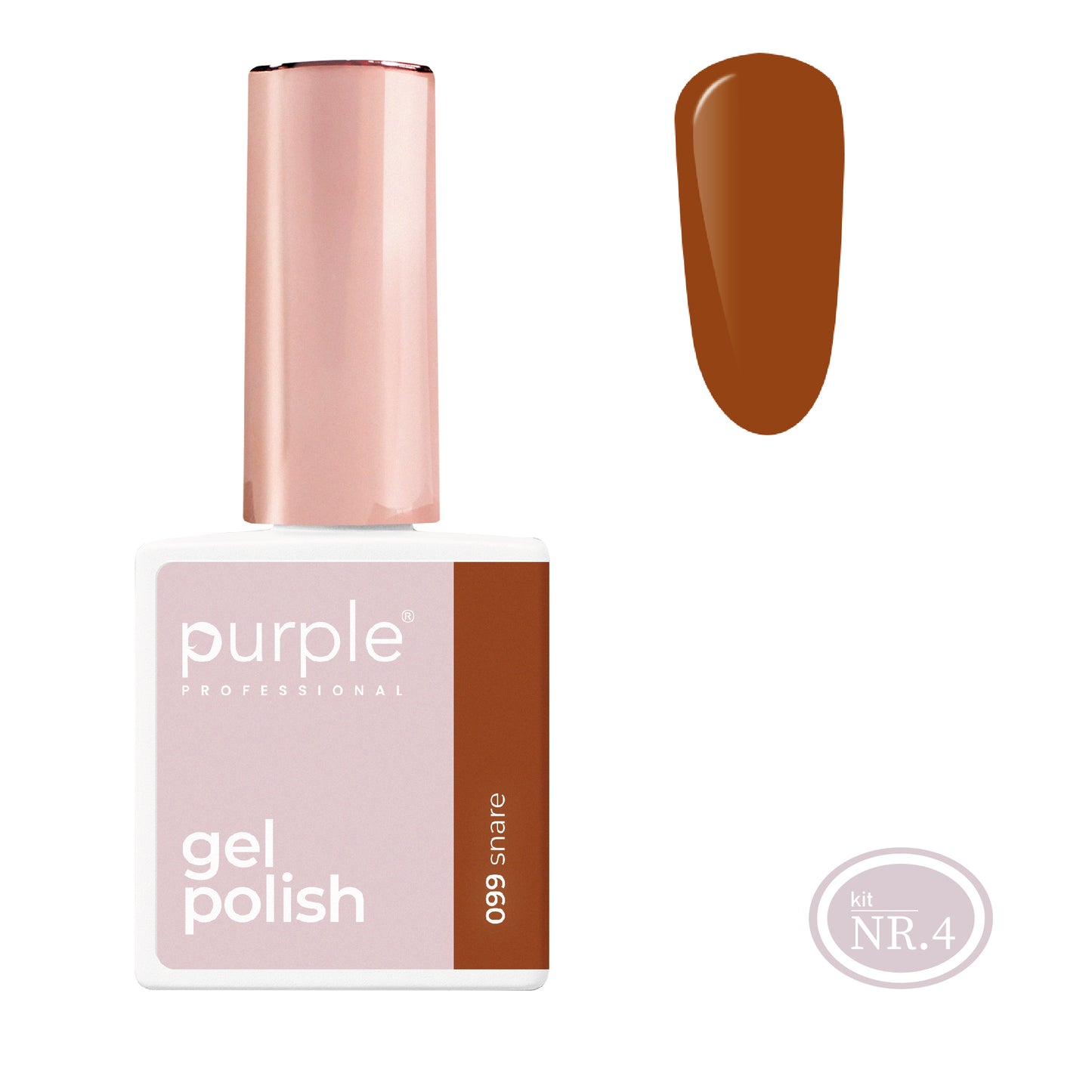 PURPLE - Verniz Gel Laranjas 10ml (Nova Embalagem) SNARE 099