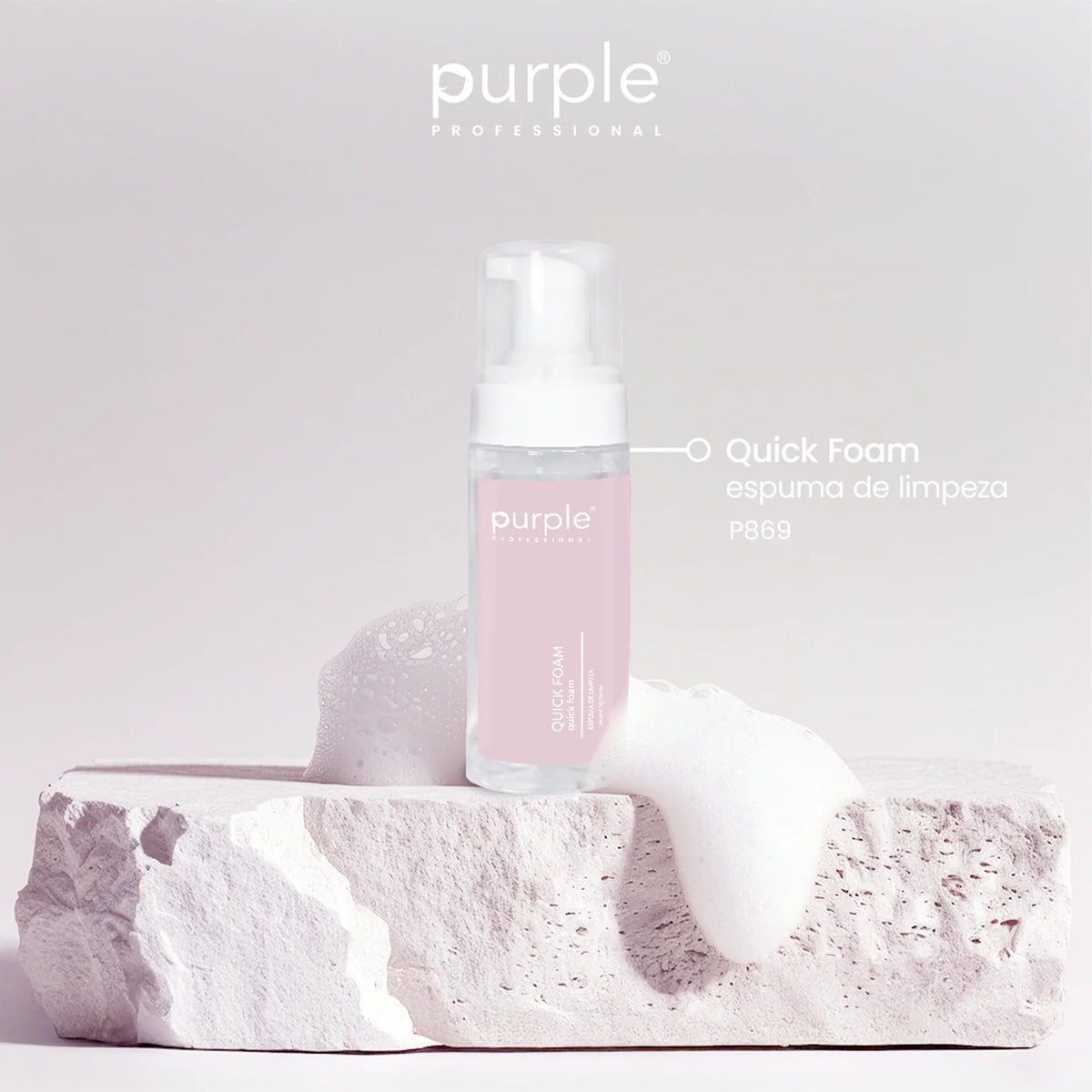 PURPLE - Quick Foam - Espuma de Limpeza 150ml - P869