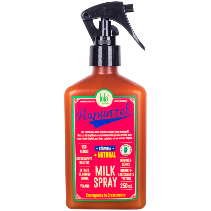 LOLA - Kit Rapunzel - Shampoo 250ml+ Tónico Crescimento 250ml + OFERTA Milk Spray 250ml