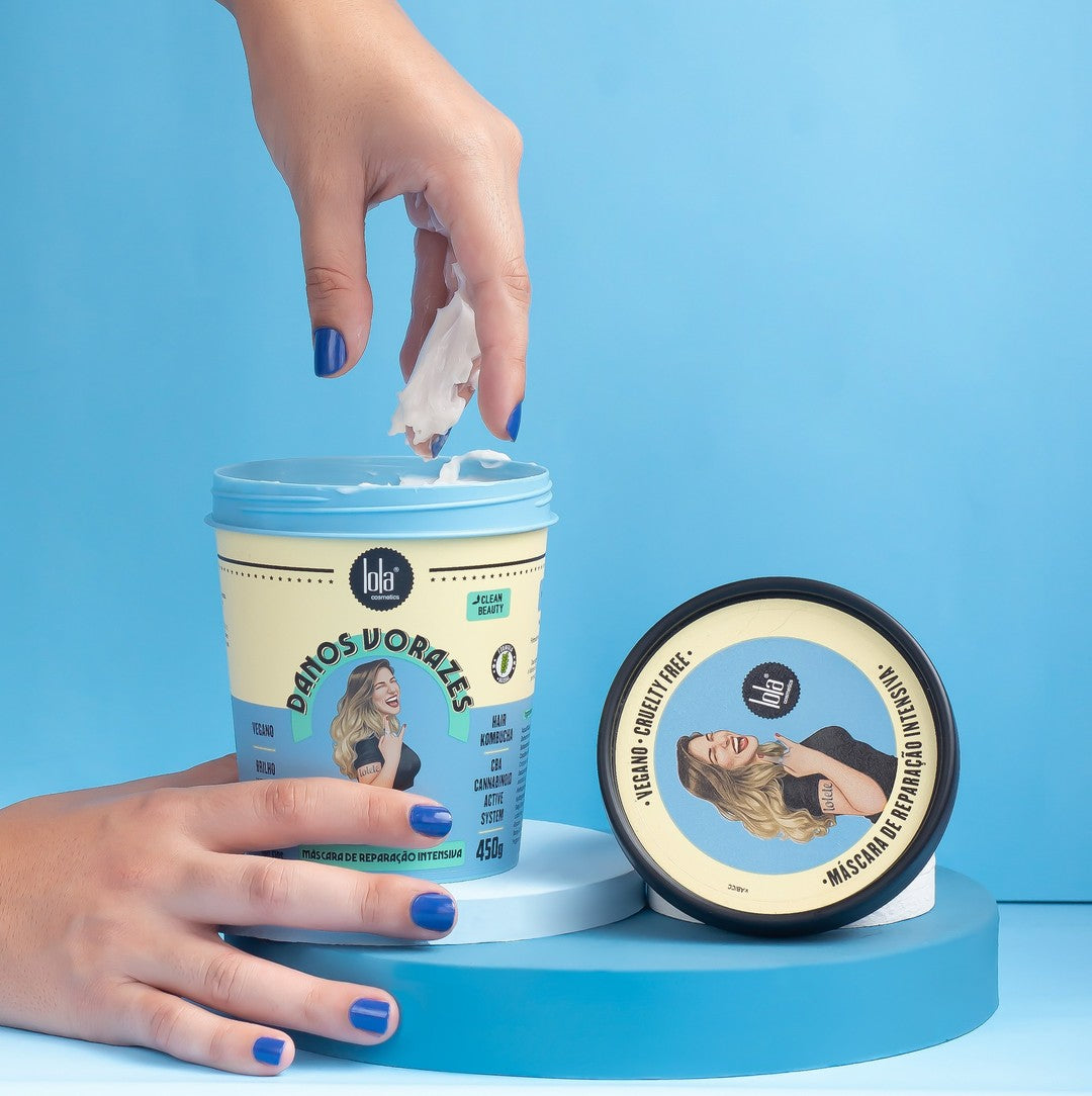 LOLA - Kit Danos Vorazes - Máscara 450gr + Óleo 50ml