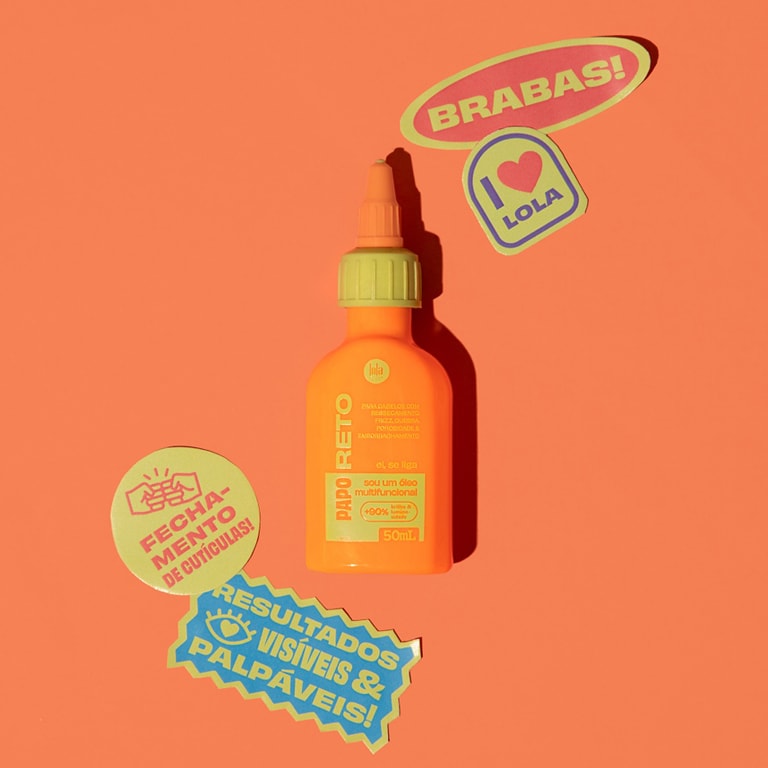 LOLA - Kit Papo Reto - Shampo 270ml + Condicionador 270ml + Máscara 270ml + Óleo 50ml