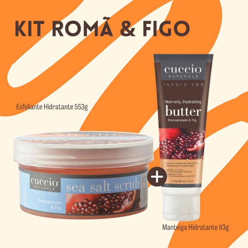 CUCCIO - Kit Romã & Figo - Esfoliante 553g + Manteiga 113g