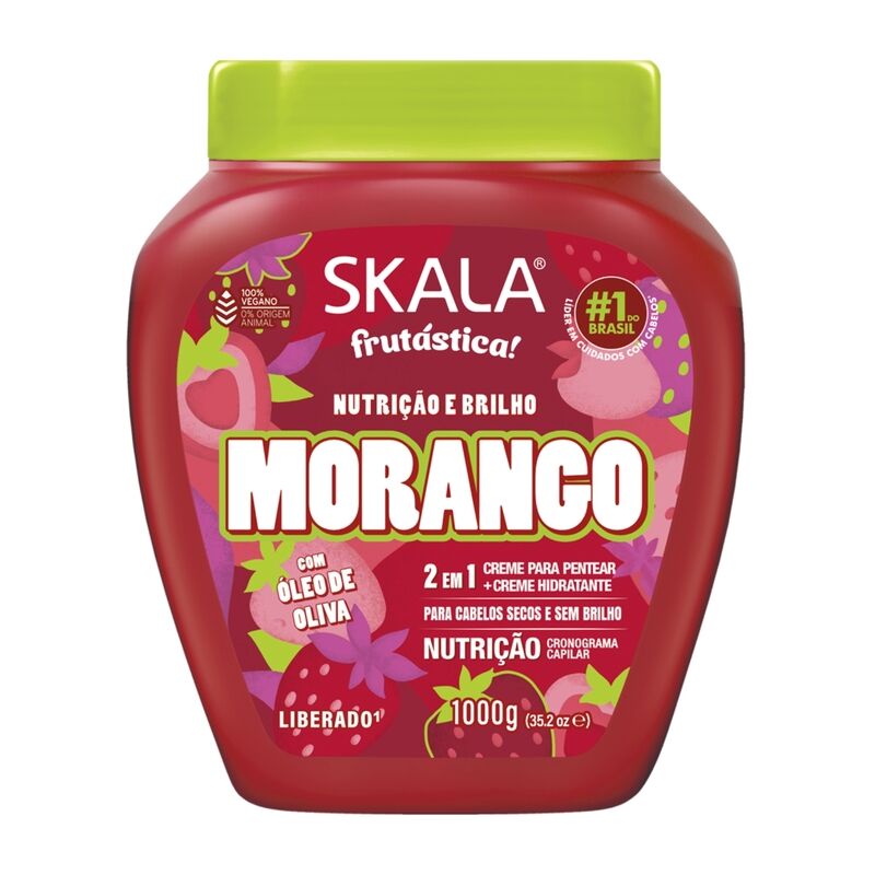 SKALA - Creme de Tratamento MORANGO - 1000g