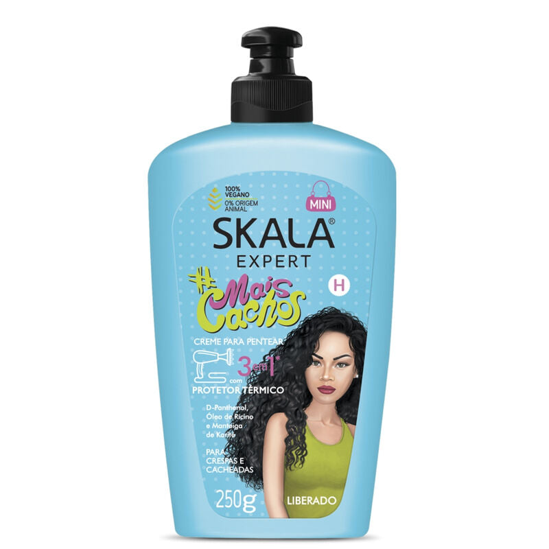 SKALA - Creme de Pentear 3 em 1 #MAIS CACHOS - 250g