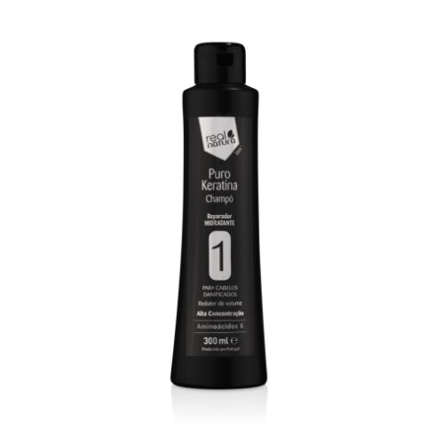 REAL NATURA - Shampoo Sem Sal Puro Keratina 300ml