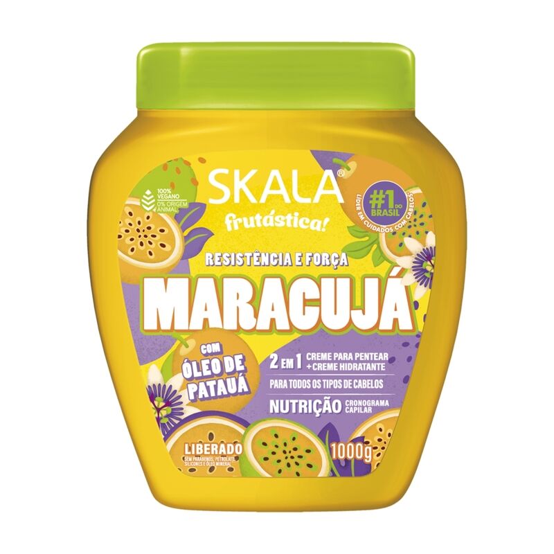 SKALA - Creme de Tratamento MARACUJÁ E PATAUÁ - 1000g
