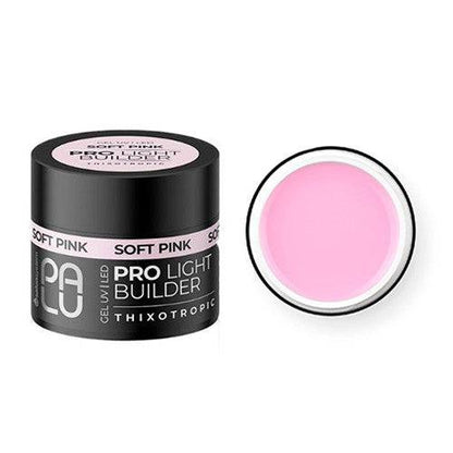 PALU – Gel Construção PRO LIGHT Thixotropic 45gr Soft Pink Rosa Leitoso