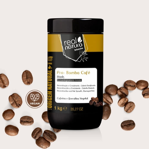 REAL NATURA - Pro-Reparação Bomba Café - 1000gr Salt Free Mask