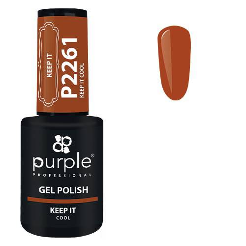 PURPLE - Verniz Gel Castanhos 10ml Keep it up - P2261