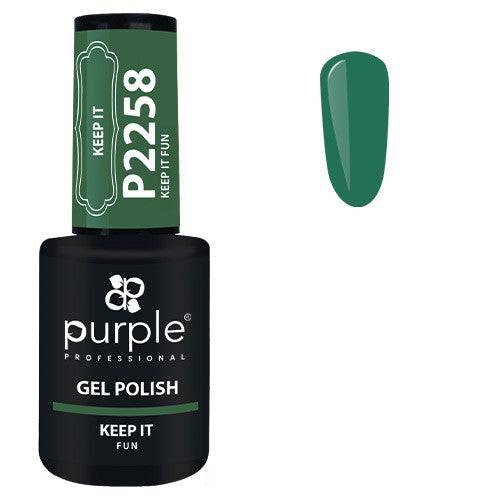 PURPLE - Verniz Gel Verdes 10ml Keep it up - P2258