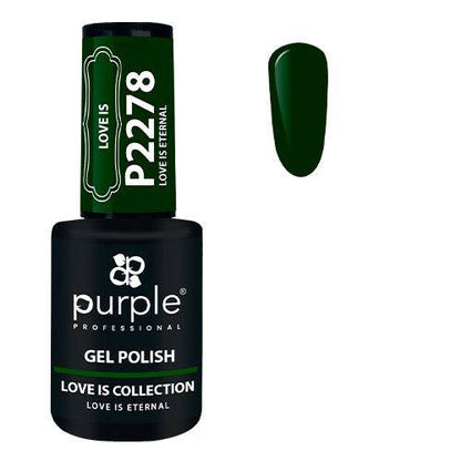 PURPLE - Verniz Gel Verdes 10ml Love Is - P2278