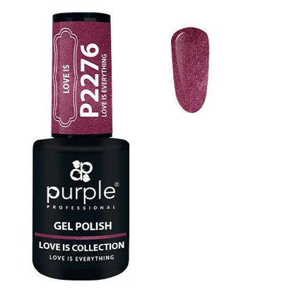 PURPLE - Verniz Gel Glitter 10ml Love Is - P2276