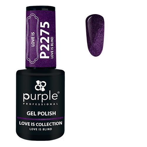 PURPLE - Verniz Gel Glitter 10ml Love Is - P2275