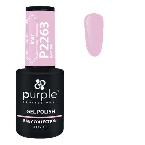 PURPLE - Verniz Gel Rosas 10ml Baby Bib - P2263