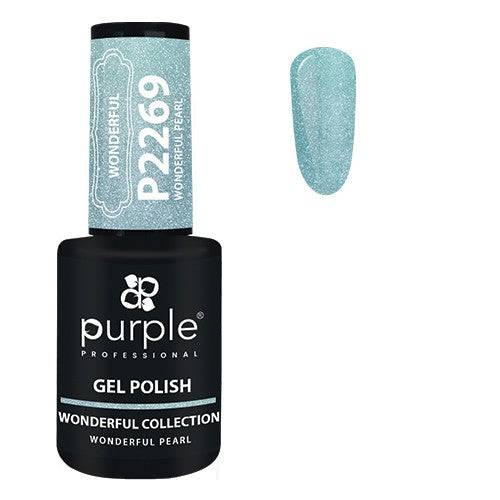 PURPLE - Verniz Gel Glitter 10ml Wonderful Pearl - P2269