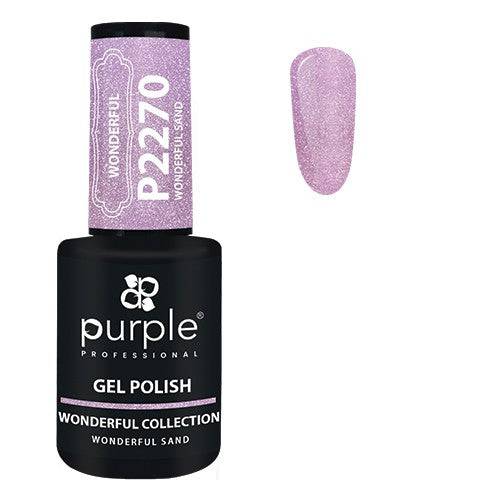 PURPLE - Verniz Gel Glitter 10ml Wonderful Sand - P2270