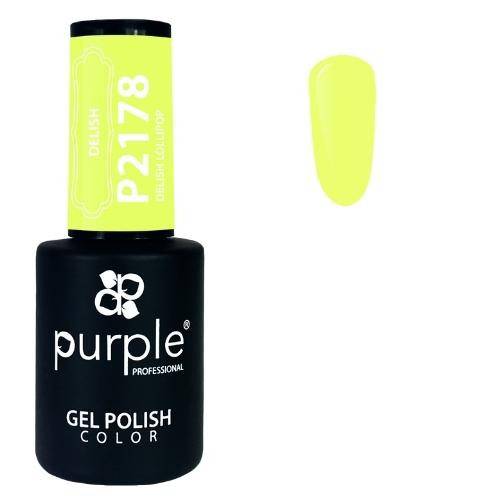 PURPLE - Verniz Gel Amarelos 10ml Delish Lollipop - P2178