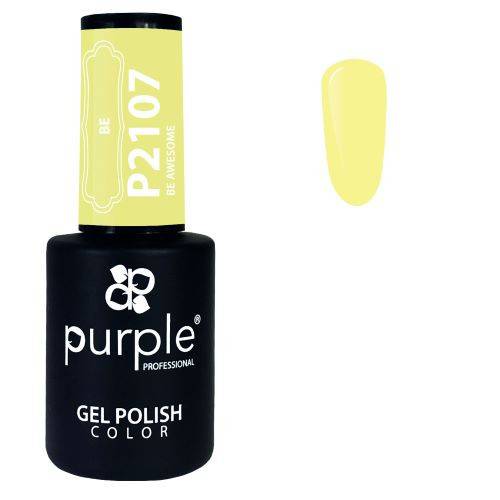 PURPLE - Verniz Gel Amarelos 10ml Be Awesome - P2107