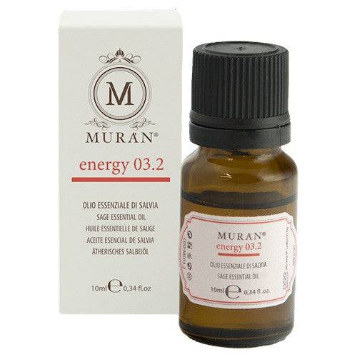 MURÀN – Óleo Essencial Energy 03.2 Salva Anti-Queda por Stress, Sazonal ou Hormonal 10ml