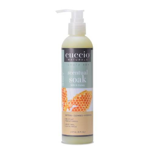 CUCCIO – Scentual Soak Sabonete Liquido Humedecimento Milk & Honey 237ml (3331)