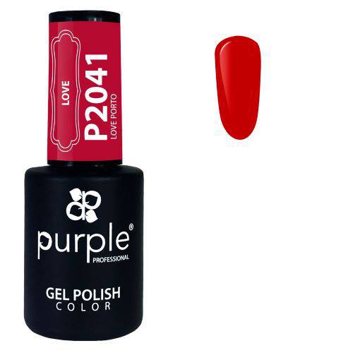 PURPLE - Verniz Gel Vermelhos 10ml Love Porto - P2041