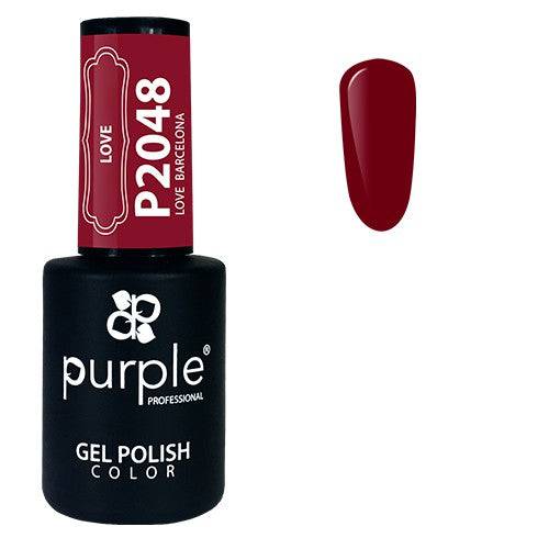 PURPLE - Verniz Gel Vermelhos 10ml Love Barcelona - P2048