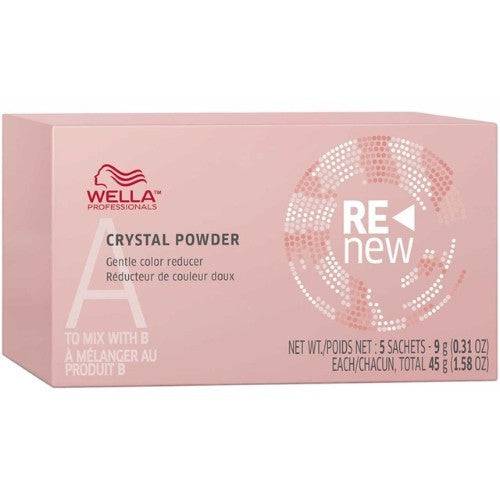 WELLA - Crystal Powder Renew- Limpeza de tom de Cor 5x9gr