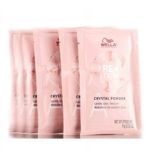 WELLA - Crystal Powder Renew- Limpeza de tom de Cor 5x9gr