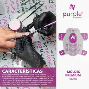 PURPLE - Moldes Premium 500 Pçs - P719