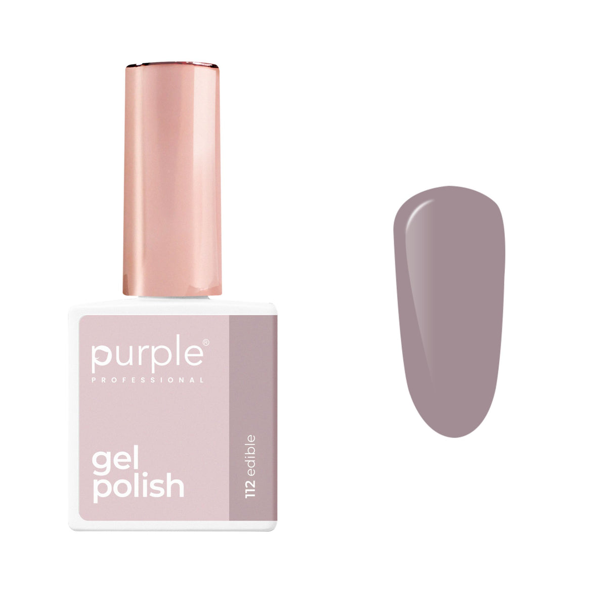 PURPLE - Nude Gel Nail Polish 10ml (New Packaging)
