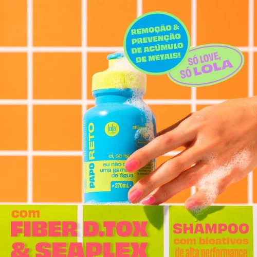 LOLA - Kit Papo Reto - Shampoo + Condicionador + OFERTA Máscara