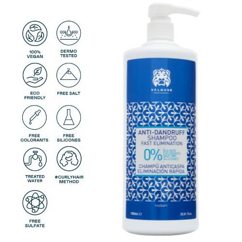 VALQUER - Shampoo 0% Anti Caspa 1000ml