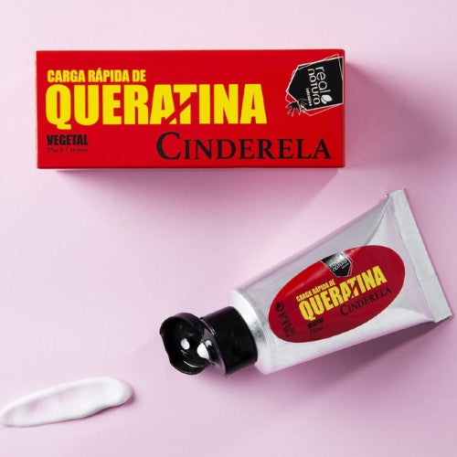 REAL NATURA - Carga Rápida de Queratina Cinderela Leave-In Queratina Creme 75ml