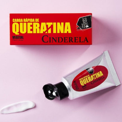 REAL NATURA - Carga Rápida de Queratina Cinderela Leave-In Queratina Creme 75ml
