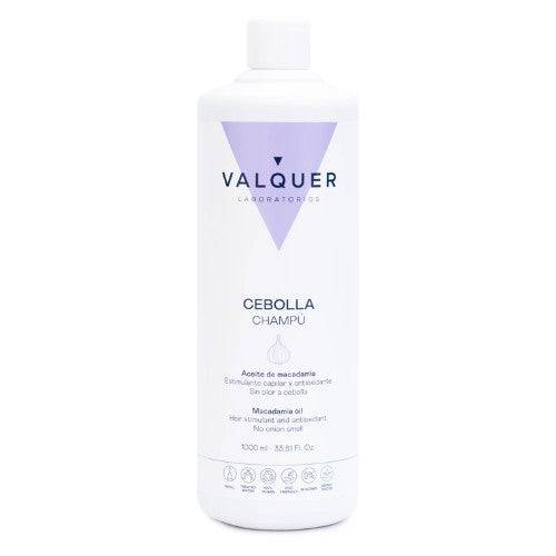 VALQUER – Shampoo Cebola, Anti-Oxidante, Estimulante Capilar, Oleo Macadamia 1000 ml