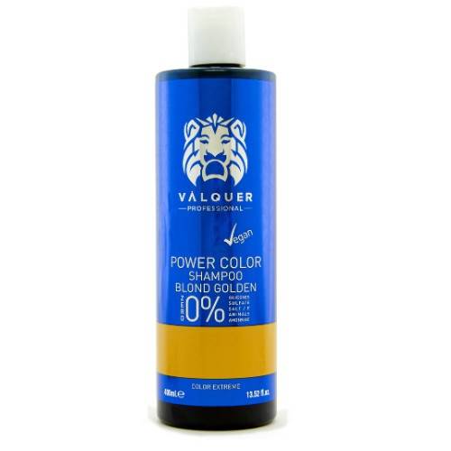 VALQUER - Shampoo 0% Power Color Vegan 400ml LOURO DOURADO